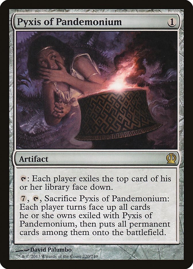 Pyxis of Pandemonium, Theros Card Art