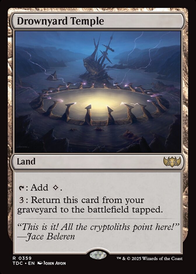 Drownyard Temple, Tarkir: Dragonstorm Commander Card Art