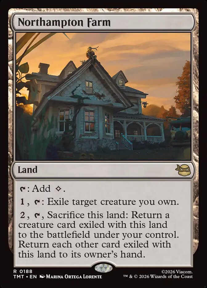 Northampton Farm, Teenage Mutant Ninja Turtles Card Art