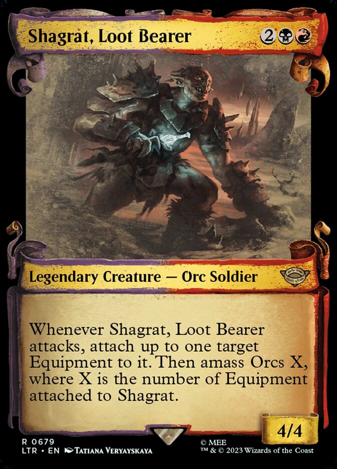 Shagrat, Loot Bearer, The lord of the rings: tales of middle-earth Card Art