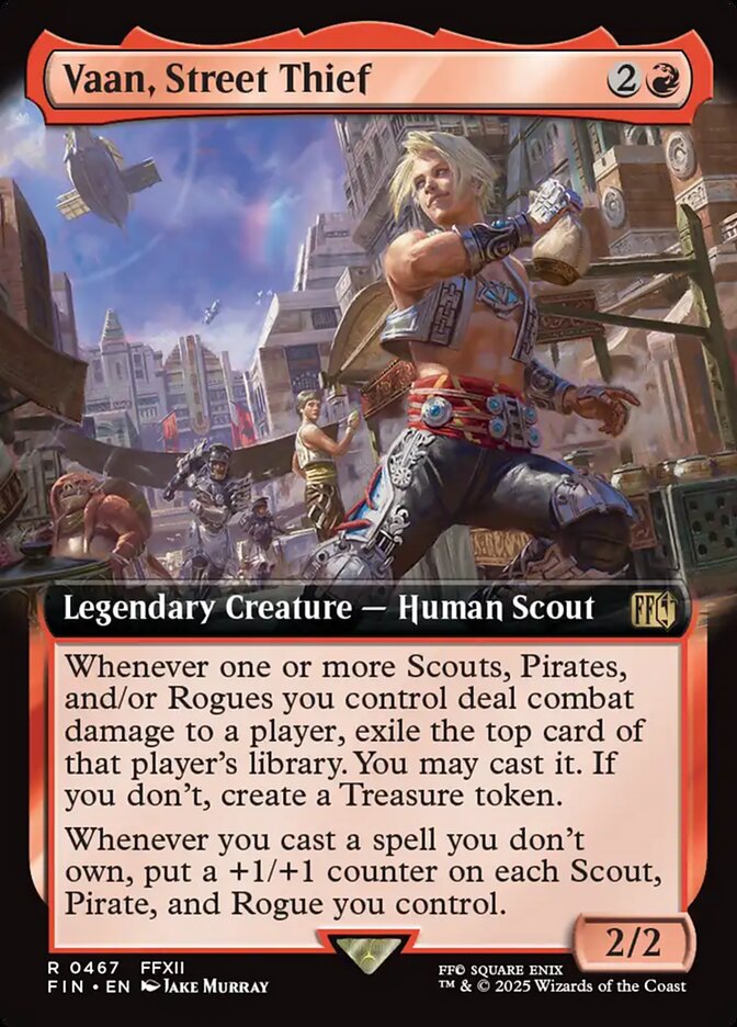 Vaan, Street Thief, Final Fantasy Card Art