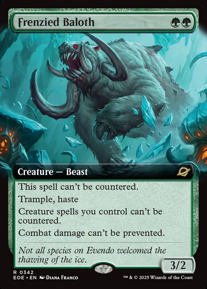 Frenzied Baloth, Edge Of Eternities Card Art