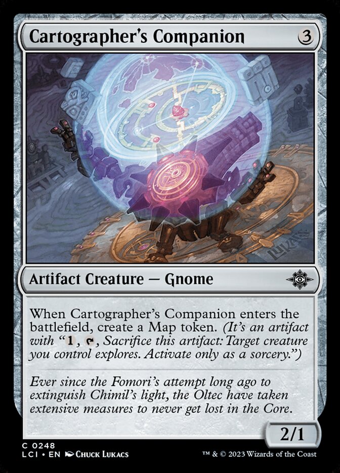 Cartographer's Companion, The lost caverns of ixalan Card Art
