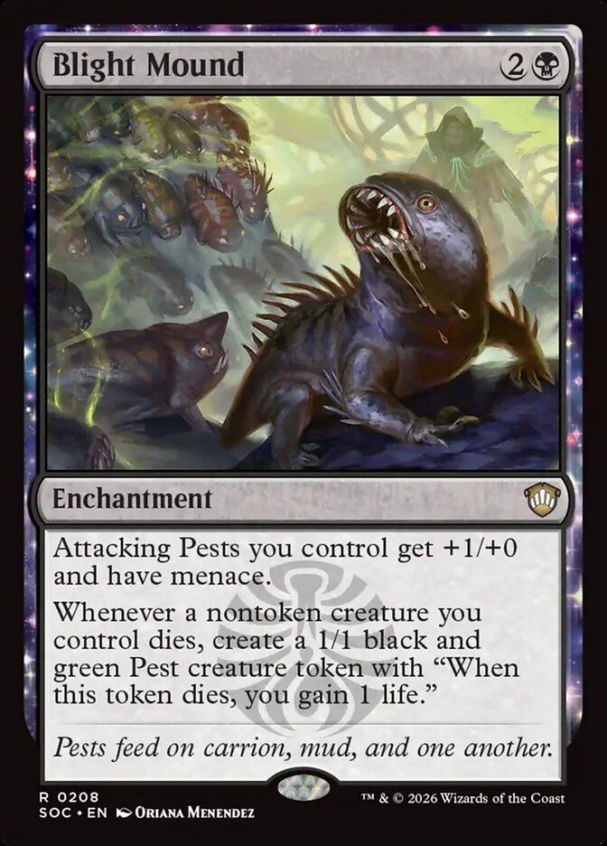 Blight Mound, Secrets Of Strixhaven Commander Card Art