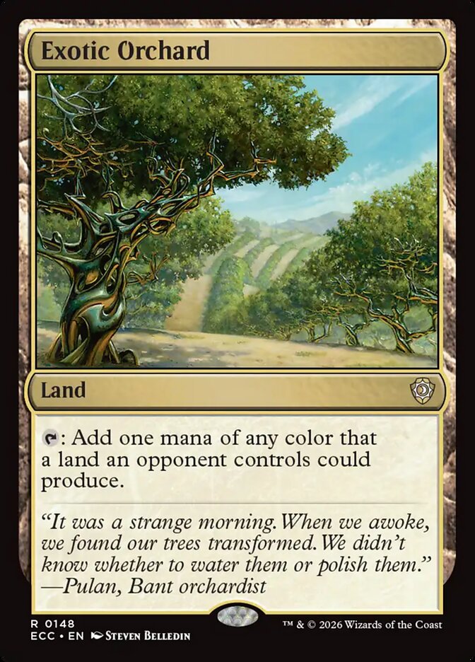 Exotic Orchard, Lorwyn Eclipsed Commander Card Art