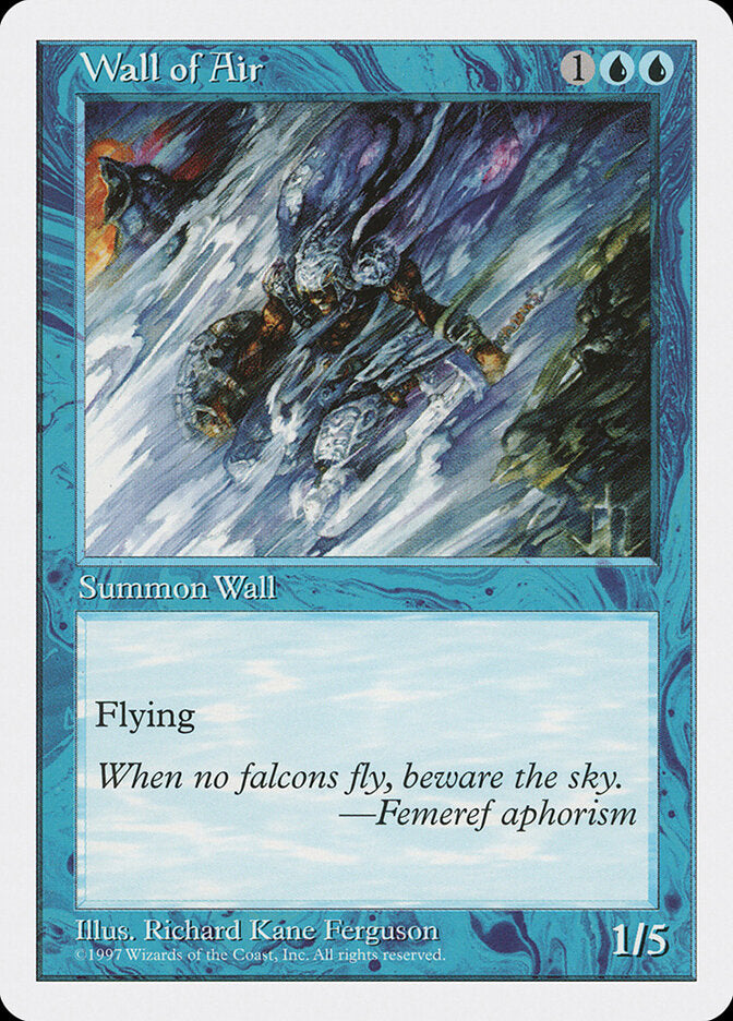 Wall of Air, Fifth Edition Card Art