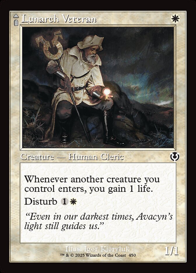 Lunarch Veteran // Luminous Phantom, Innistrad Remastered Card Art