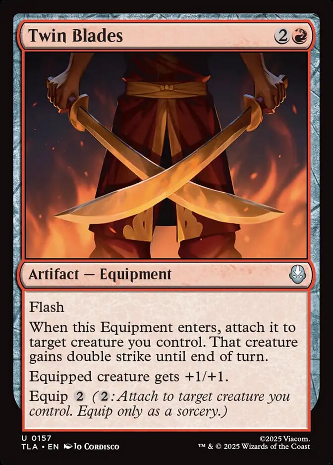 Twin Blades, Avatar: The Last Airbender Card Art
