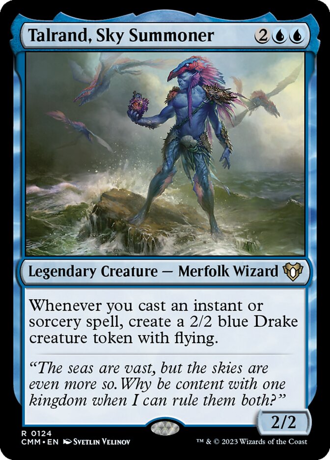 Talrand, Sky Summoner, Commander masters Card Art
