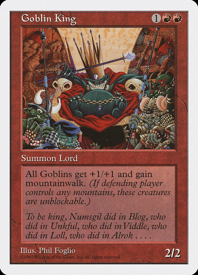 Goblin King, Fifth Edition Card Art