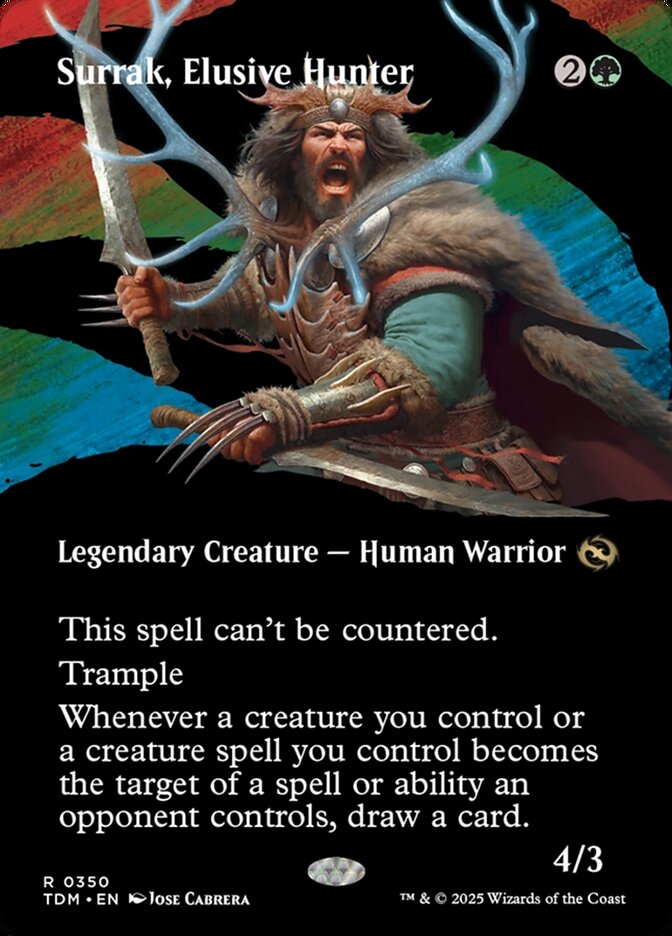 Surrak, Elusive Hunter, Tarkir: dragonstorm Card Art