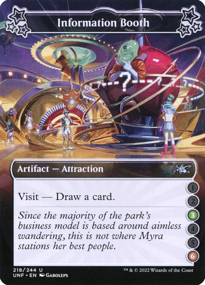 Information Booth, Unfinity Card Art