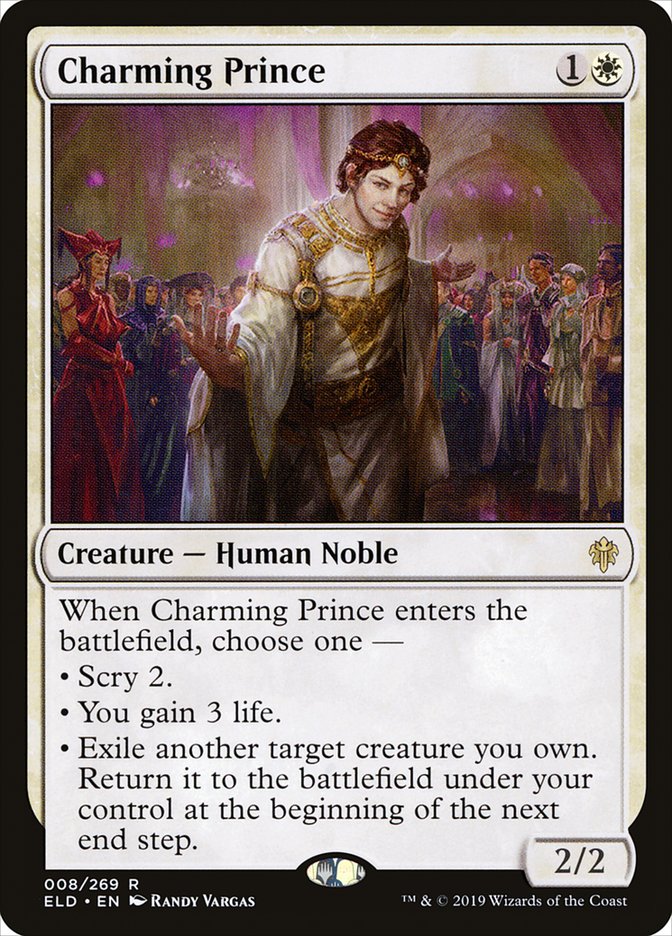 Charming Prince, Throne of eldraine Card Art