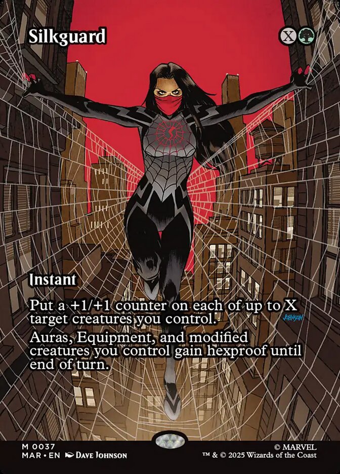 Silkguard, Marvel Universe Card Art