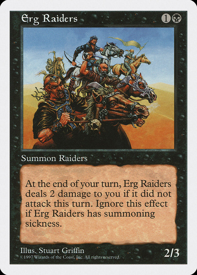 Erg Raiders, Fifth edition Card Art