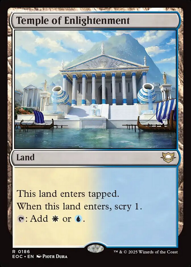Temple of Enlightenment, Edge Of Eternities Commander Card Art