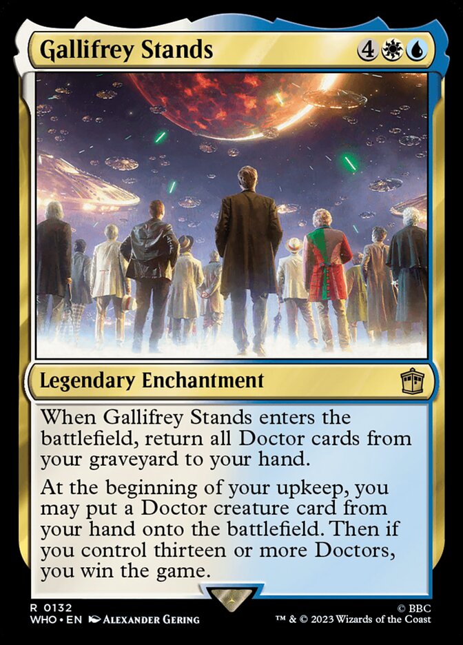 Gallifrey Stands, Doctor Who Card Art