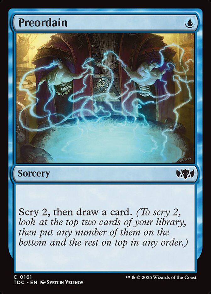 Preordain, Tarkir: Dragonstorm Commander Card Art