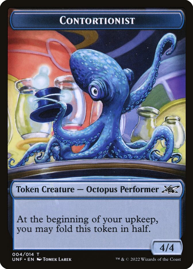 Contortionist // Contortionist, Unfinity Tokens Card Art