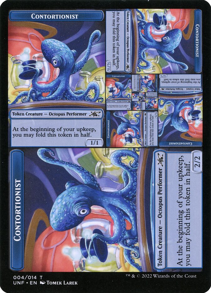 Contortionist // Contortionist, Unfinity Tokens Card Art