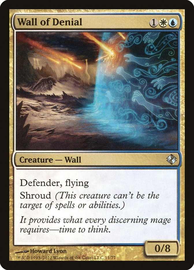 Wall of Denial, Duel decks: venser vs. koth Card Art