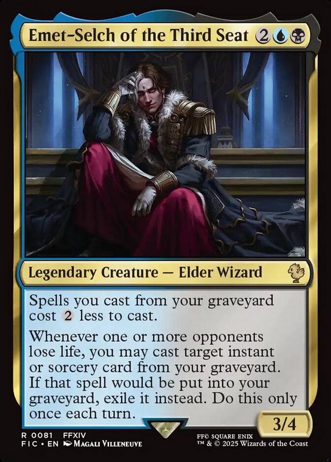 Emet-Selch of the Third Seat, Final fantasy commander Card Art