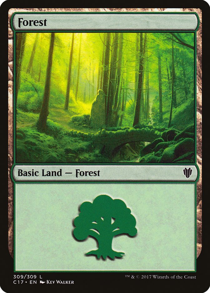 Forest, Commander 2017 Card Art