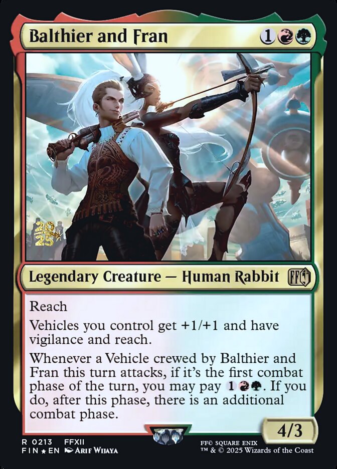 Balthier and Fran, Final fantasy promos Card Art