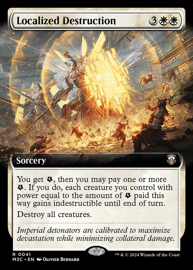 Localized Destruction, Modern horizons 3 commander Card Art