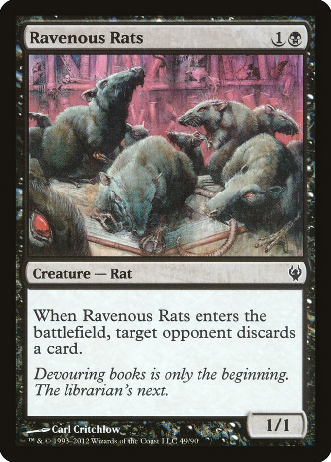 Ravenous Rats, Duel decks: izzet vs. golgari Card Art