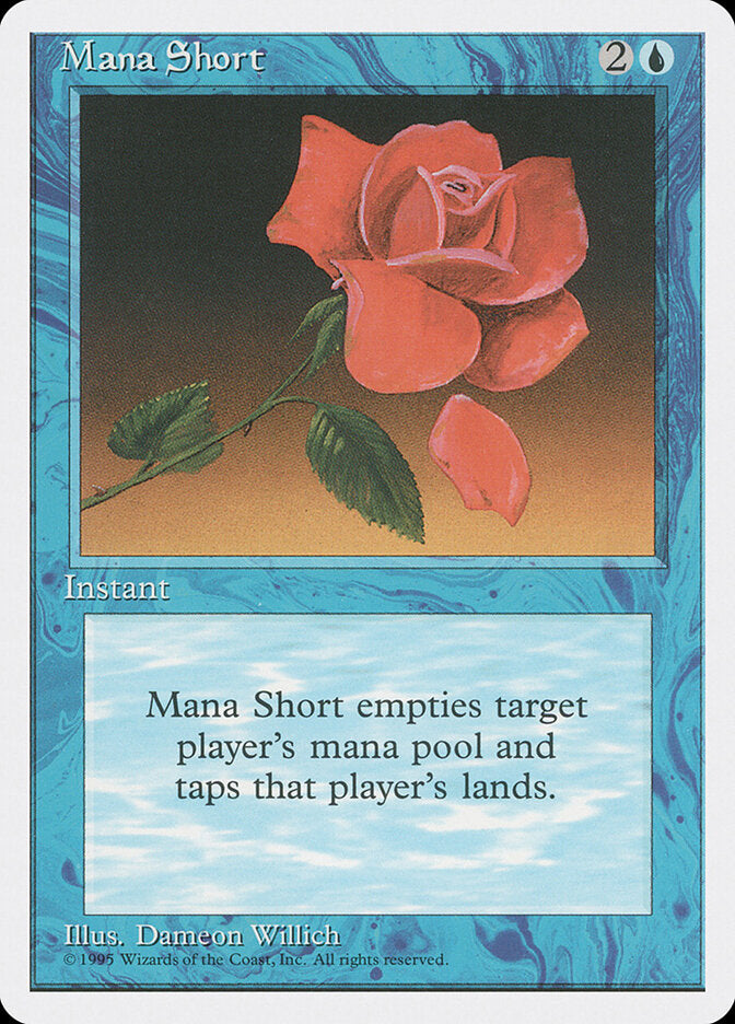 Mana Short, Fourth Edition Card Art