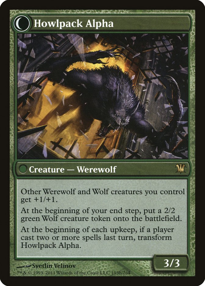 Mayor of Avabruck // Howlpack Alpha, Innistrad Card Art