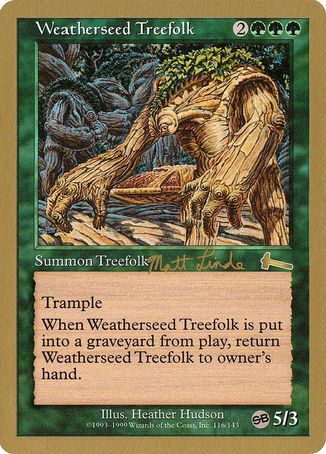 Weatherseed Treefolk, World Championship Decks 1999 Card Art