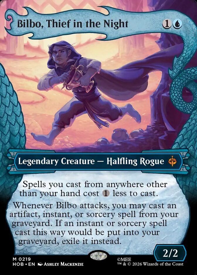 Bilbo, Thief in the Night, The Hobbit Card Art