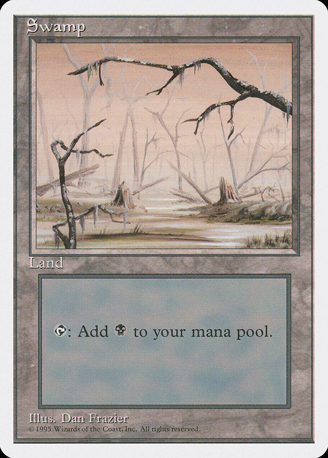 Swamp, Fourth Edition Card Art