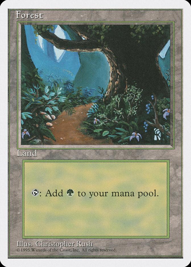 Forest, Fourth edition Card Art