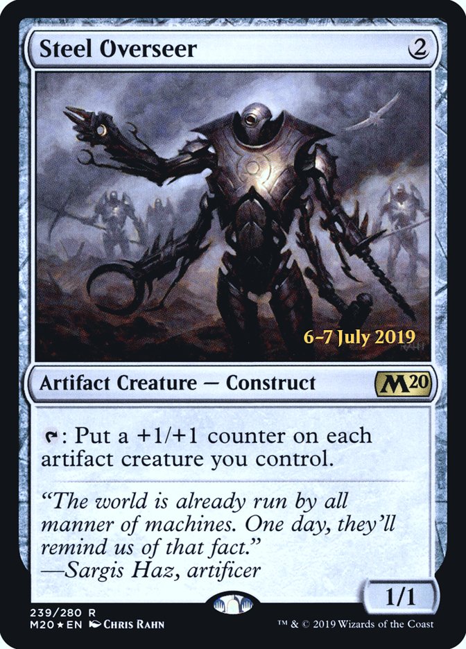 Steel Overseer, Core Set 2020 Promos Card Art