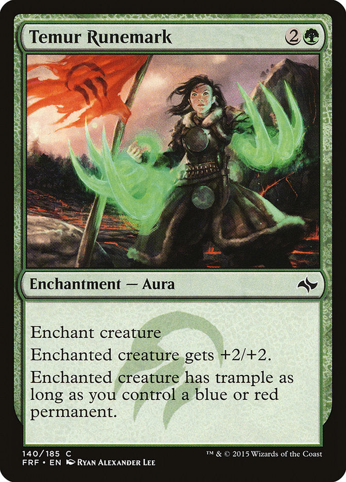 Temur Runemark, Fate reforged Card Art
