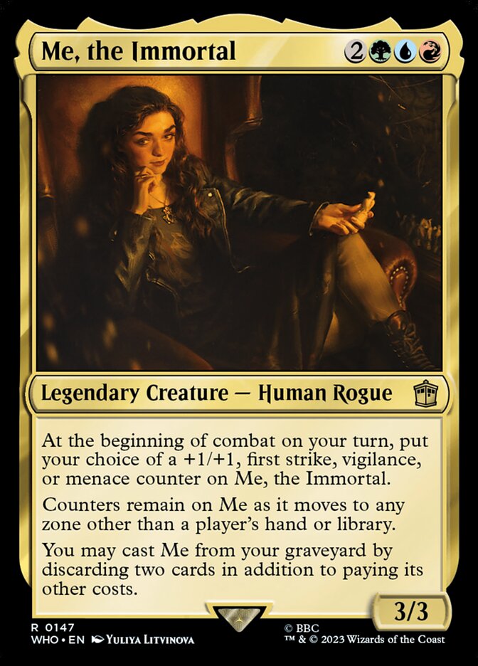Me, the Immortal, Doctor Who Card Art