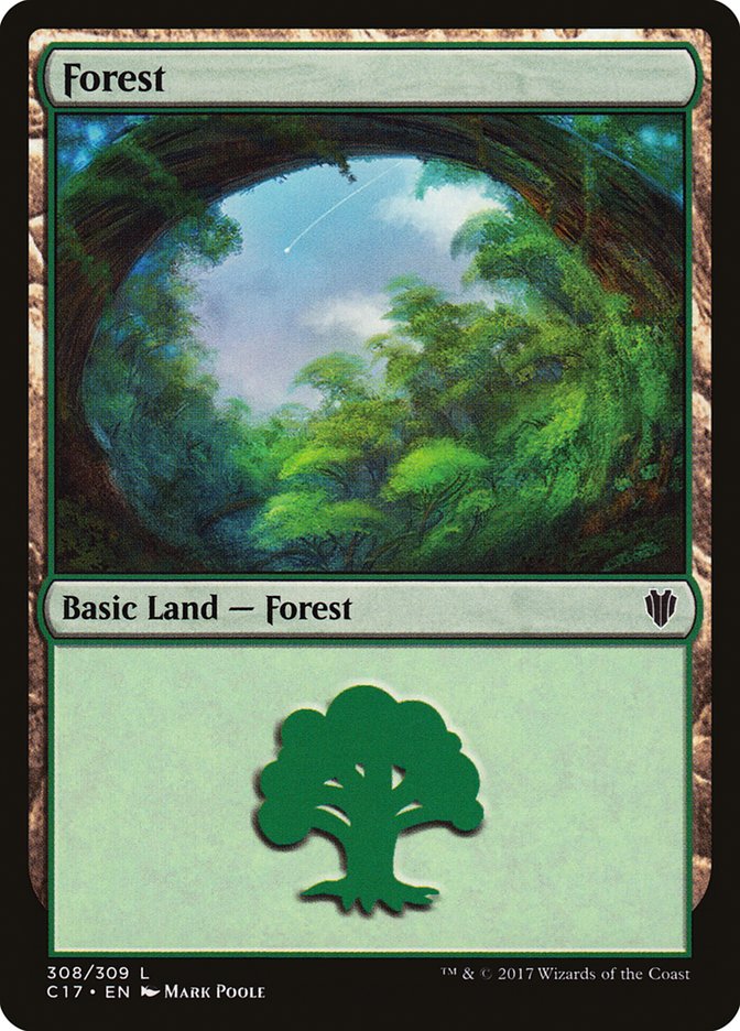 Forest, Commander 2017 Card Art