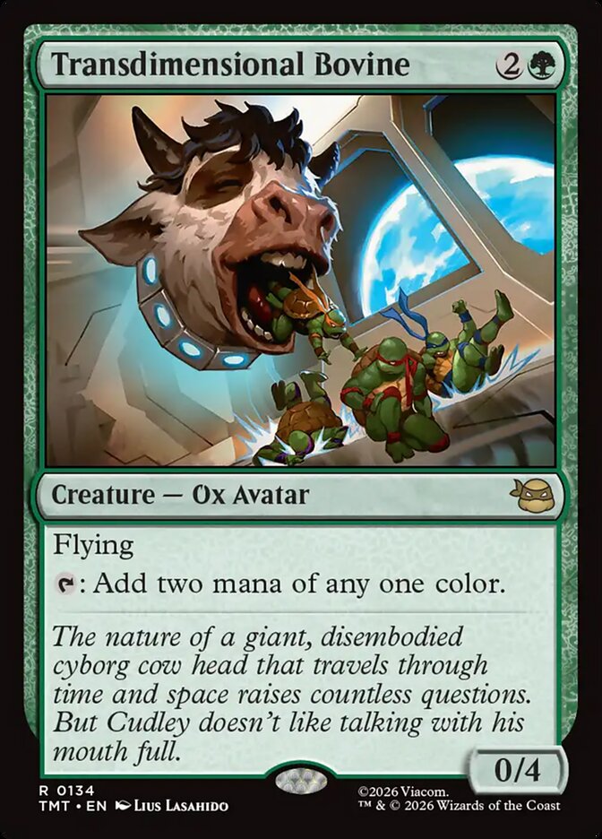 Transdimensional Bovine, Teenage Mutant Ninja Turtles Card Art