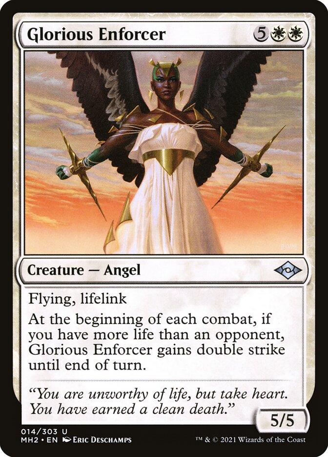 Glorious Enforcer, Modern horizons 2 Card Art