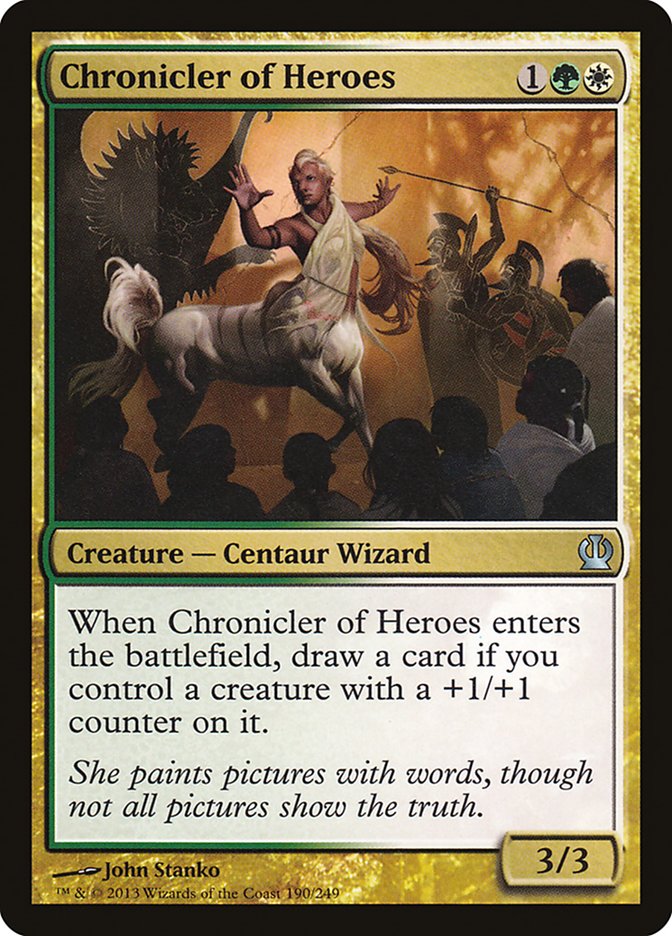 Chronicler of Heroes, Theros Card Art