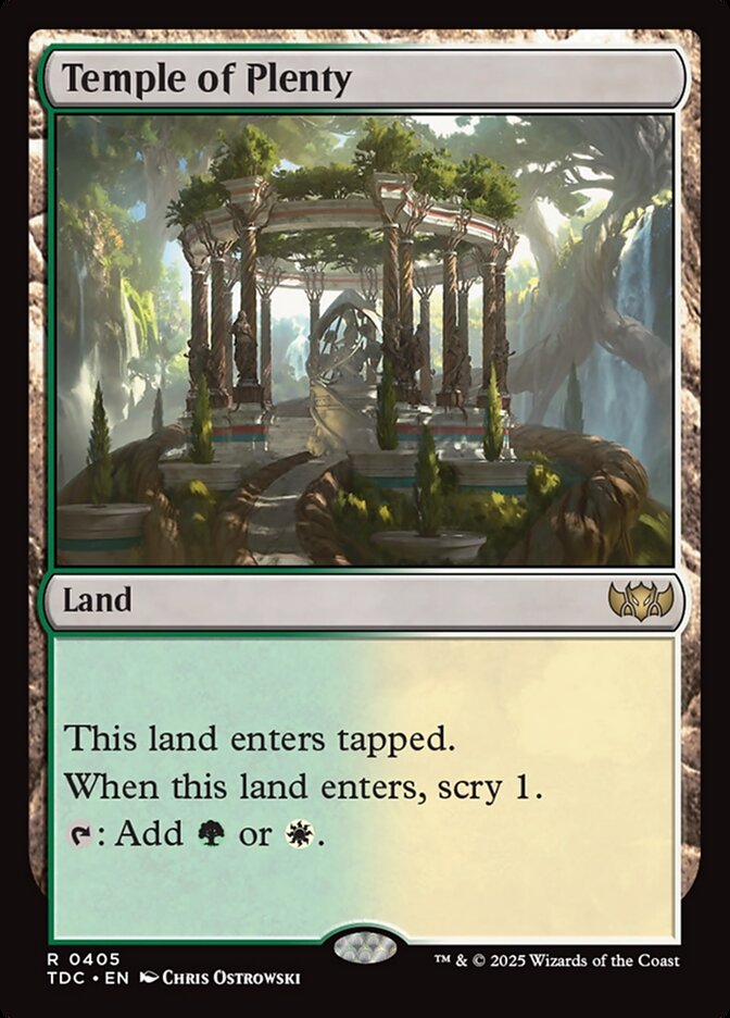 Temple of Plenty, Tarkir: Dragonstorm Commander Card Art