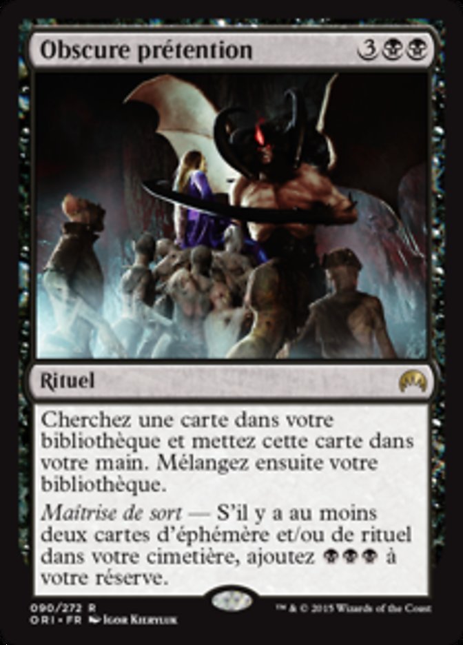 Dark Petition, Magic Origins Card Art