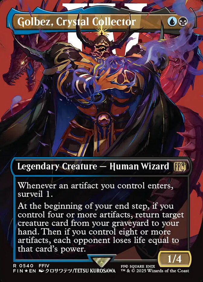 Golbez, Crystal Collector, Final fantasy Card Art