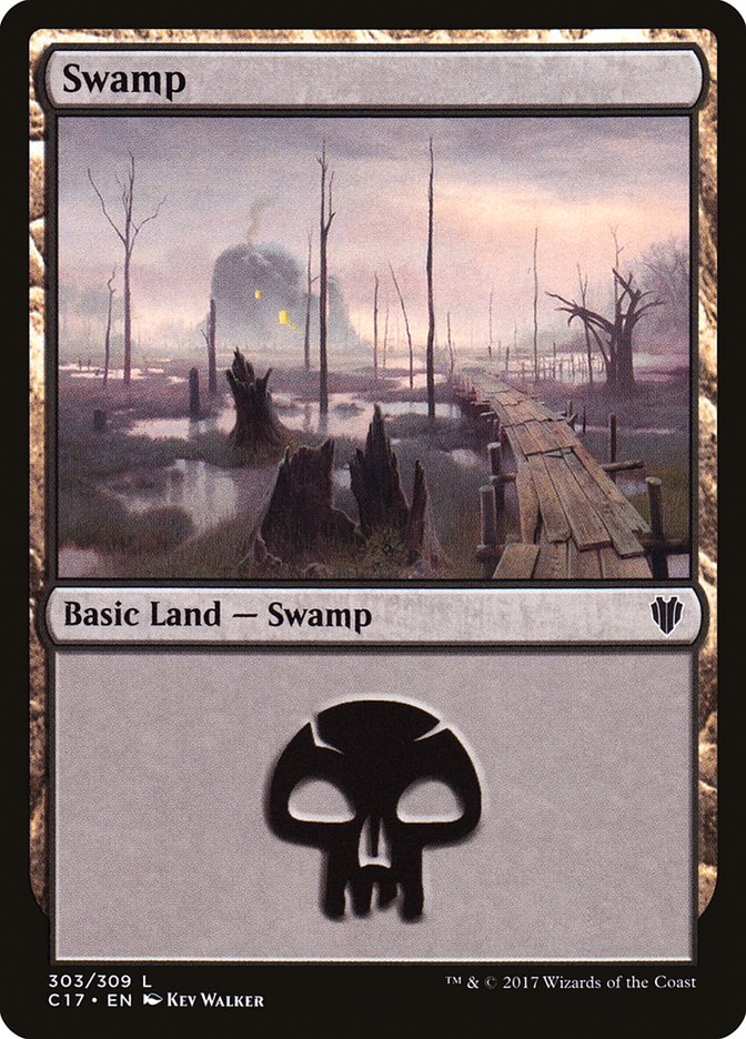 Swamp, Commander 2017 Card Art