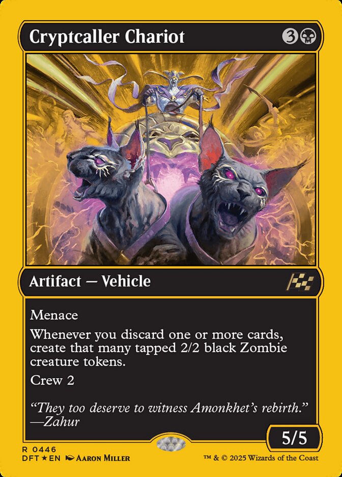 Cryptcaller Chariot, Aetherdrift Card Art