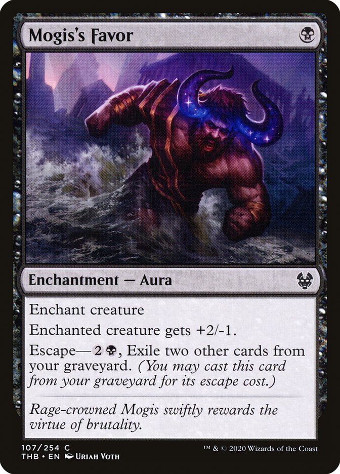 Mogis's Favor, Theros beyond death Card Art