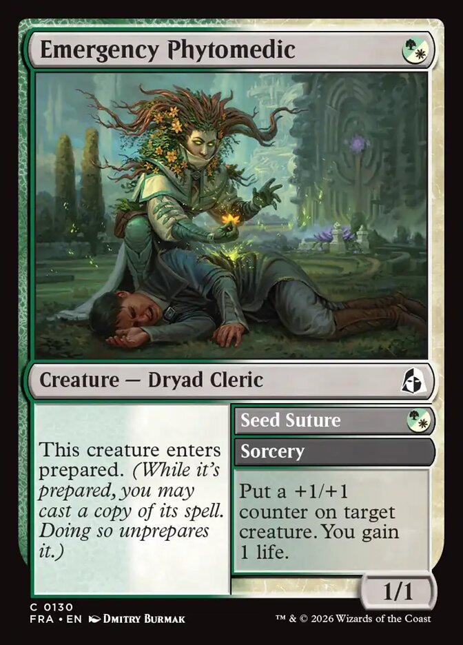 Emergency Phytomedic // Seed Suture, Reality Fracture Card Art